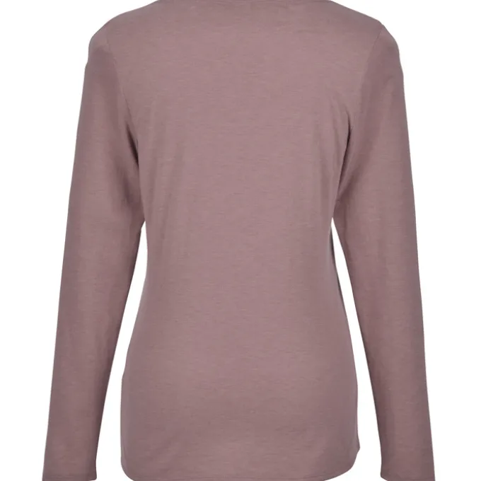 Optimal Tri-Blend Long Sleeve V-Neck T-Shirt - Ladies'