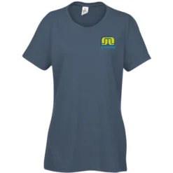 Optimal Tri-Blend T-Shirt - Ladies' - Embroidered