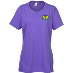 Optimal Tri-Blend T-Shirt - Ladies' - Embroidered