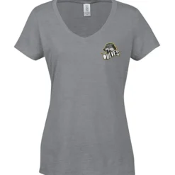 Optimal Tri-Blend V-Neck T-Shirt - Ladies' - Embroidered