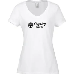 Optimal Tri-Blend V-Neck T-Shirt - Ladies' - Screen
