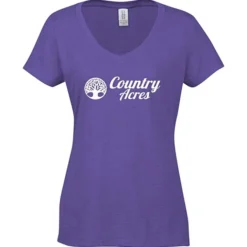 Optimal Tri-Blend V-Neck T-Shirt - Ladies' - Screen
