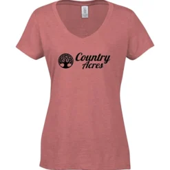 Optimal Tri-Blend V-Neck T-Shirt - Ladies' - Screen