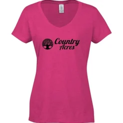 Optimal Tri-Blend V-Neck T-Shirt - Ladies' - Screen