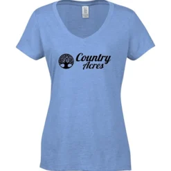 Optimal Tri-Blend V-Neck T-Shirt - Ladies' - Screen