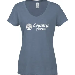 Optimal Tri-Blend V-Neck T-Shirt - Ladies' - Screen