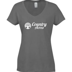 Optimal Tri-Blend V-Neck T-Shirt - Ladies' - Screen
