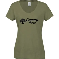 Optimal Tri-Blend V-Neck T-Shirt - Ladies' - Screen