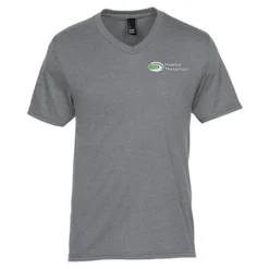 Optimal Tri-Blend V-Neck T-Shirt - Men's - Embroidered