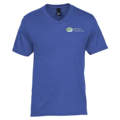 Optimal Tri-Blend V-Neck T-Shirt - Men's - Embroidered