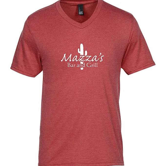 Optimal Tri-Blend V-Neck T-Shirt - Men's - Screen