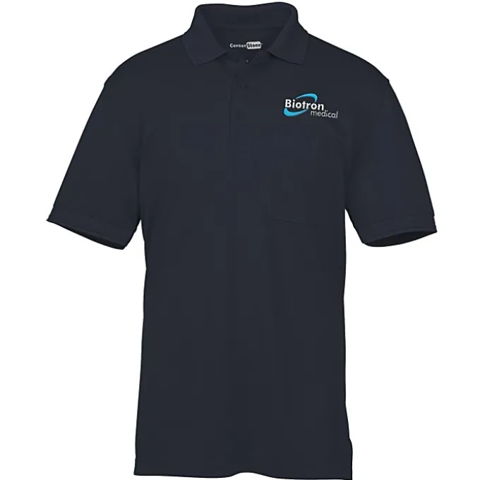 Optimum Snag Proof Pique Pocket Polo