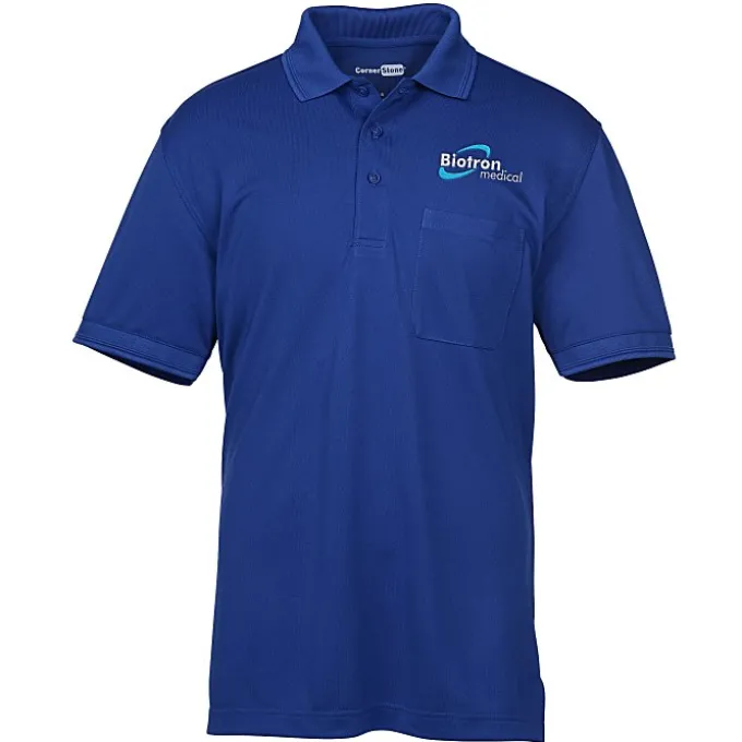 Optimum Snag Proof Pique Pocket Polo