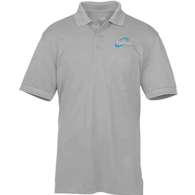 Optimum Snag Proof Pique Pocket Polo