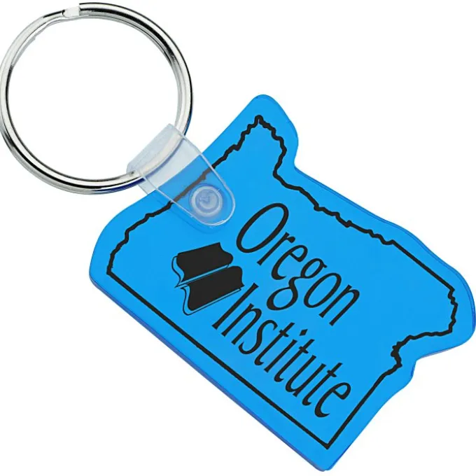 Oregon Soft Keychain - Translucent