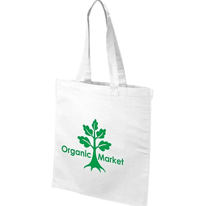 Organic 8-oz Cotton Flat Tote