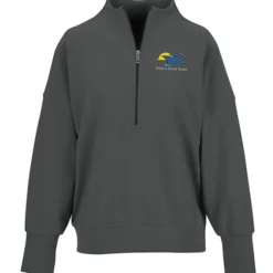 Ottoman Rib 1/4-Zip Pullover - Ladies'