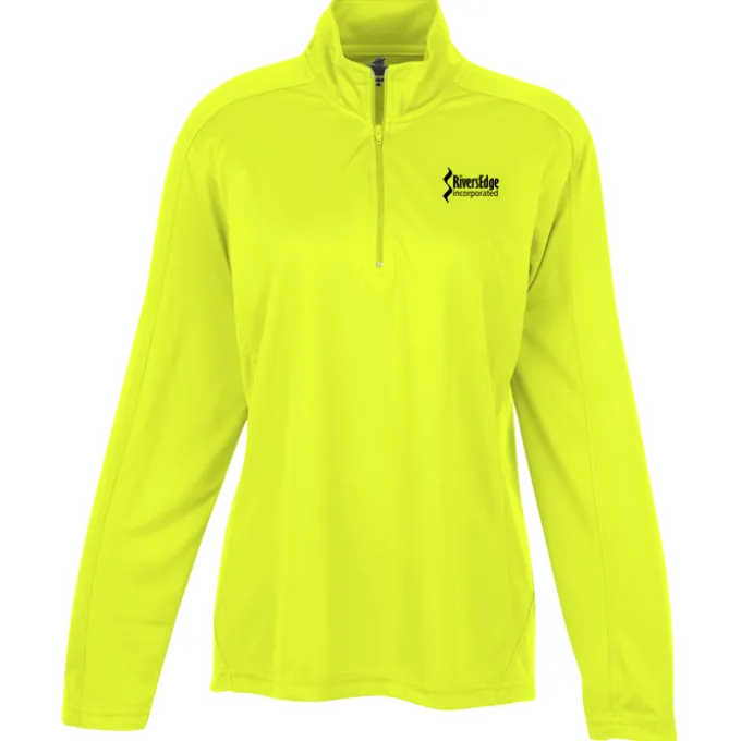 3.8-ounce Performance 1/4-Zip Pullover - Ladies' - Screen