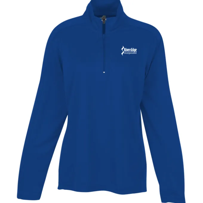 3.8-ounce Performance 1/4-Zip Pullover - Ladies' - Screen