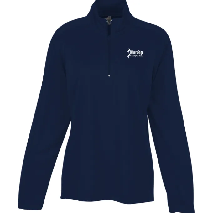 3.8-ounce Performance 1/4-Zip Pullover - Ladies' - Screen