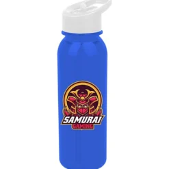 Outdoor Bottle with Flip Straw Lid - 24 oz - Full Color
