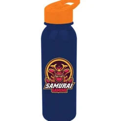 Outdoor Bottle with Flip Straw Lid - 24 oz - Full Color