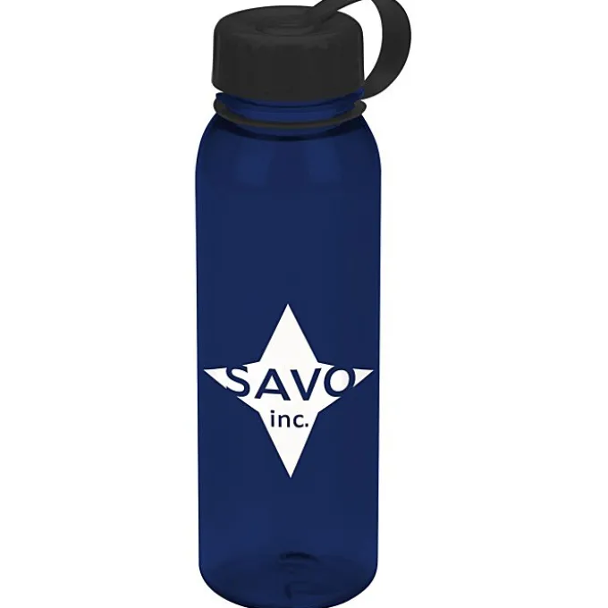 Outdoor Bottle with Tethered Lid - 24 oz