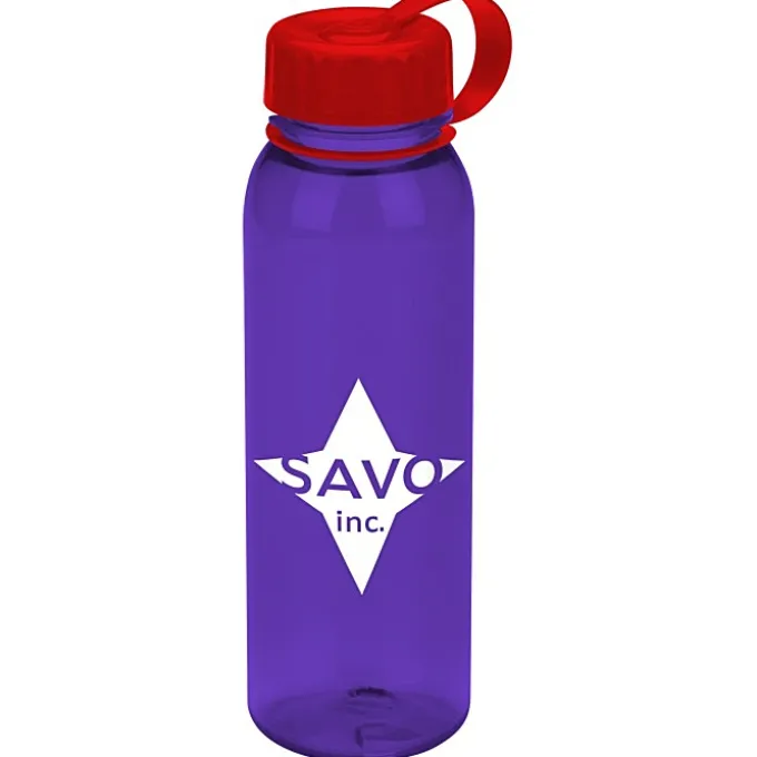 Outdoor Bottle with Tethered Lid - 24 oz