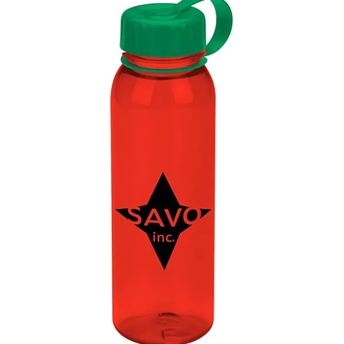 Outdoor Bottle with Tethered Lid - 24 oz