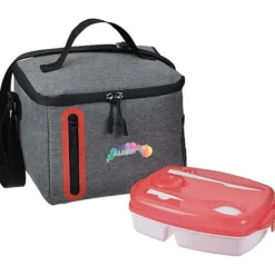 Oval Locking Lid Lunch Set