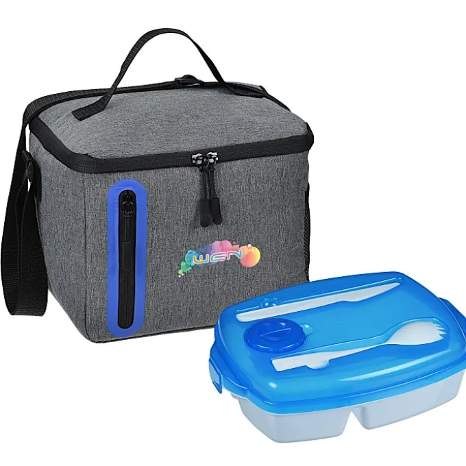 Oval Locking Lid Lunch Set