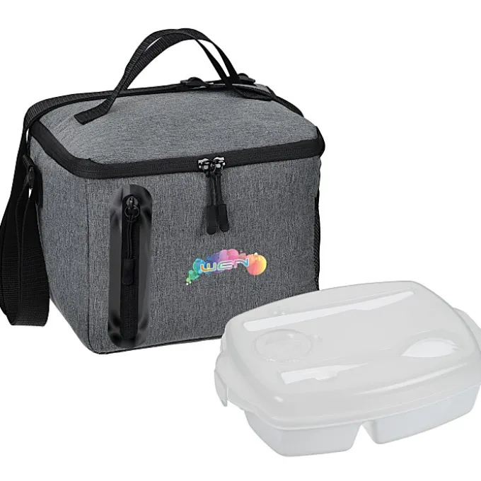 Oval Locking Lid Lunch Set