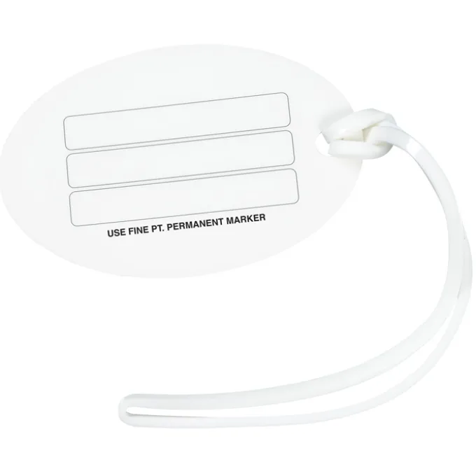 Oval POLYspectrum Bag Tag - Opaque