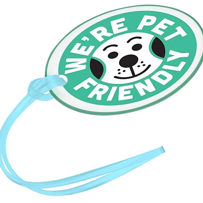 Oval POLYspectrum Bag Tag - Translucent