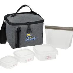 Oval Portion Control & Food Bag Lunch Set