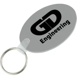 Oval Soft Keychain - Opaque