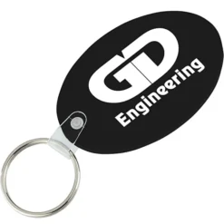 Oval Soft Keychain - Opaque