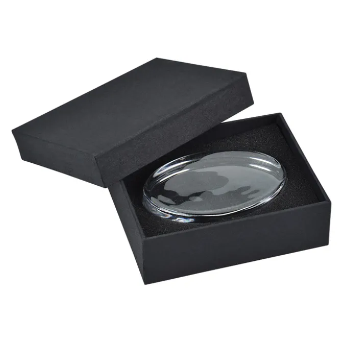 Oval Starfire Paperweight