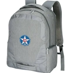 Overland 17-inch Laptop Backpack with USB Port - Embroidered