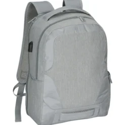 Overland 17-inch Laptop Backpack with USB Port - Embroidered