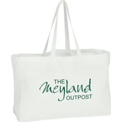 Oversized 10-oz Colorful Cotton Tote