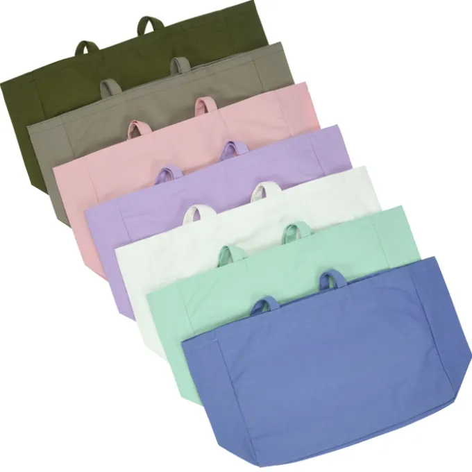 Oversized 10-oz Colorful Cotton Tote