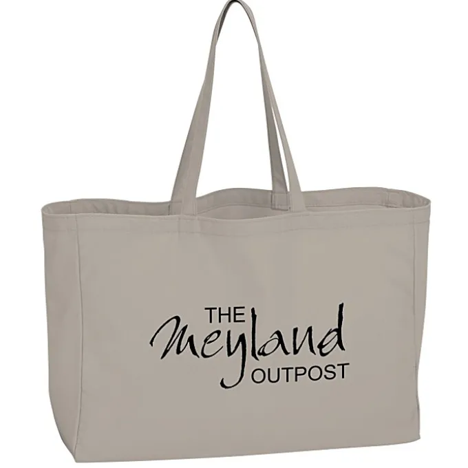 Oversized 10-oz Colorful Cotton Tote