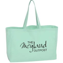 Oversized 10-oz Colorful Cotton Tote