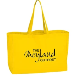 Oversized 10-oz Colorful Cotton Tote