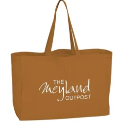Oversized 10-oz Colorful Cotton Tote