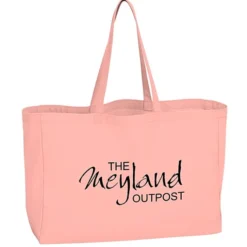 Oversized 10-oz Colorful Cotton Tote