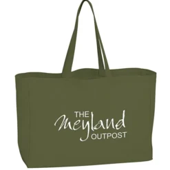 Oversized 10-oz Colorful Cotton Tote