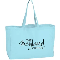 Oversized 10-oz Colorful Cotton Tote