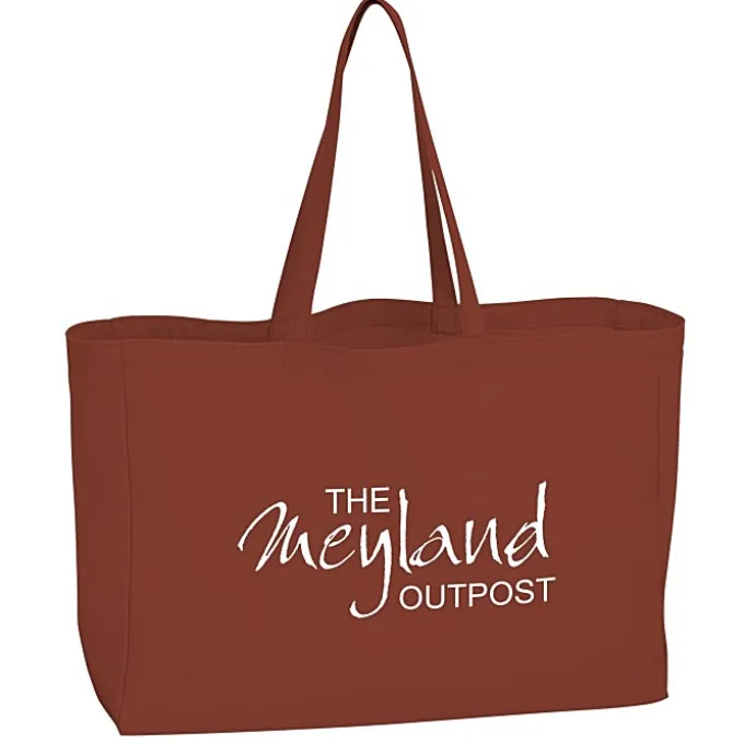 Oversized 10-oz Colorful Cotton Tote